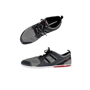 Xero Shoes Zelen Grey Black Red Minimalist Barefoot Running Shoes Men's Size 15